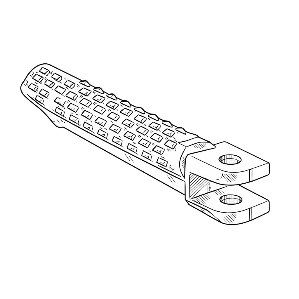 Footrest Standard Front Left
